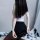Ultra-sexy sheer open-crotch bodysuit for women – seductive secretary outfit with tight pencil skirt