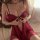 Seductive lace sheer sleep dress featuring front slit, underwire push-up design with teasing detail, perfect for intimate mom...