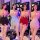 Sexy nightwear set featuring lace backless camisole and matching briefs, perfect for women seeking body-shaping halter neck d...