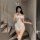 Hemei sexy bunny girl costume - flirty ruffle bodysuit for couples, cute lingerie outfit featuring bunny ears and delicate ru...
