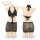 Feimu sexy mesh bikini set - revealing waist-cut out bandage dress, sheer flirty sleepwear with backless design