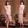Womens sexy lace backless mesh nightgown set - seductive sheer sleepwear & intimate lingerie, featuring elegant design and sh...