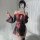 Sexy snow dream lace off-shoulder kimono-style sheer robe for cosplay and role play, featuring floral patterns and elegant de...
