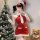Sexy red dress with bunny ears, perfect for new year outfits and role play. includes white accents and festive accessories.