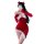 Sexy christmas bunny costume set - seductive holiday lingerie outfit for women, festive naughty dress with red velvet and fur...