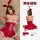 Velvet bunny girl lingerie set - playful & cute new year outfit for women, sexy costume dress with matching accessories
