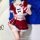 Sexy christmas bunny costume set - seductive holiday lingerie outfit for women
