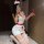 Seductive nurse costume for women featuring a sexy tight-fitting design with a pencil skirt, perfect for club performances an...