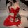 Sexy red pu bodysuit with sheer open-crotch design, featuring garter belt set for nightclub and sm roleplay.