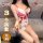 Sexy nurse costume bodysuit, plus size lingerie, seductive nightwear for women, 3d design, large size, 200