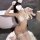Glowing cloud womens lace sexy lingerie set featuring pearl embellishments, perfect for a no-remove passion look with elegant...