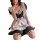 Adorable japanese-style loli cosplay outfit - cute maid dress with soft lace & ribbon details