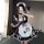Adorable maid costume for women featuring a kawaii cat design, perfect for lolita fashion and anime cosplay with a charming p...