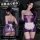 Adorable maid lingerie set - sheer mesh pure temptation costume with peekaboo butt design, no-remove seductive outfit