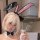 Aesthetic asexual cosplay lingerie set featuring bunny ears costume, eye mask, and hair accessory perfect for nightclub or th...