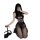 Sexy anime maid cosplay outfit featuring pvc uniform with latex bondage design, perfect for role play costumes.