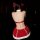 Sexy christmas sleep dress with red bow headband, cute role play costume for holiday lingerie set