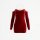 Sexy christmas red dress with seductive split chain design, no-remove style, perfect for festive occasions.