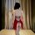 Sexy vintage qipao style lingerie set with butterfly embroidery, perfect for plus-size women seeking seductive sleepwear.