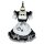 New cat girl maid costume - plus size japanese kawaii cosplay outfit, classic black & white maid dress with paw prints and ru...
