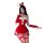 Sexy christmas bunny girl costume with red lingerie set for cosplay, live streaming, and new year party outfit