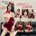 Merry christmas lingerie set - red sheer seductive sleep dress, no-remove uniform style for new years eve & bedroom romance