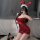 Sexy red sequined dress with bunny ears, perfect for festive celebrations and new years eve parties.
