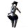 Sexy student-style mini pleated skirt set with cute jk uniform design, featuring lace bra and thigh-high stockings for small ...