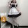 Double-child plus size japanese maid costume - cute lolita student uniform cosplay dress set for women