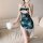 Vintage silk velvet floral print bodycon dress with tassels and flirty slit, perfect for elegant yet daring fashion statement...