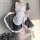 Fantasy romance maid dress - cute pure-yuri lolita apron outfit, anime-inspired cosplay costume for women