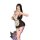 Fei niao kui yue lingerie set - pure & tempting maid costume sleepwear with lace detail