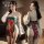 Feimu tang dynasty print bralette dress - sexy ancient chinese style sleepwear with cheeky cutout