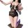 Feiniao kuiyue sexy lace bodysuit - sheer mesh open-crotch harness outfit with delicate floral trim, featuring intricate lace...