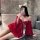 Feiniao moon gaze sheer lace seductive sleep dress with open crotch - sexy lingerie nightwear, red sheer design, off-shoulder...