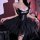 Glowing cloud dark fantasy lingerie dress - pvc leather sexy devil cosplay outfit with adjustable straps, featuring a straple...