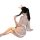 Golden night candy bunny lingerie set - sweet & playful japanese-inspired maid outfit with butterfly prints