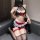Gorgeous cloud lingerie set - seductive maid costume sleepwear, no-remove sexy uniform for women featuring black leather top ...