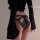 Guiyun pure & sensual leopard print sheer lace bikini panties with bow detail, elegant design for womens underwear.