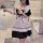Halloween maid costume for women - japanese style cosplay dress, lolita student uniform & anime servant outfit featuring ruff...