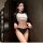 Cute japanese-style gymnastics outfit: slim-fit schoolgirl lingerie set with campus uniform swimwear design.