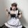 Japanese maid costume dress featuring a cute anime schoolgirl design, perfect for cosplay and daily wear, plus size friendly.