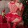 Sexy red lace mesh sleep dress with sheer design, perfect for role play costumes or new year cosplay outfits. ideal intimate ...