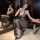 Sexy sheer lace bodycon dress with plunging neckline and delicate bows, perfect for nightclub outfits or elegant evening wear...