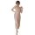 A woman models a long night lace mesh sleep dress, featuring sheer fabric, adjustable straps, and a sexy design, perfect for ...