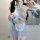 Machu Chu Maid Costume Set for Women - Cute & Seductive Sheer Lingerie Outfit, No-Undress Design - Product Image