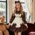 A charming maid outfit featuring a sweet french-inspired design, complete with puff sleeves and an apron, perfect for a delig...