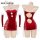 Mannyan new year lingerie set - sexy velvet bodysuit & skirt combo for christmas, featuring festive design with buttons and c...