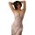 Woman wearing mannye qing backless plus size lingerie set, featuring sexy transparent lace bodysuit with halter neck and sha...