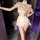 Sexy night si night se lingerie set featuring lace cheongsam design with split detail, perfect for nightclub or intimate even...